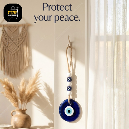 Handmade Evil Eye Wall Hanging – Symbol of Protection for Home, Car & Gifts
