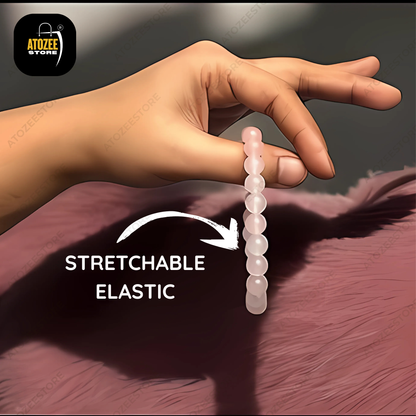 Original Rose Quartz Crystal Healing Bracelet for Women & Men