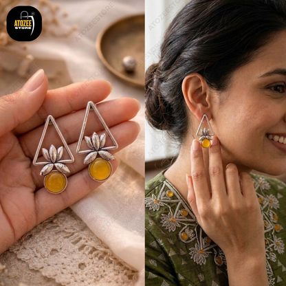 Oxidised Earrings Combo Pack of 9 – Ethnic Jewelry Set